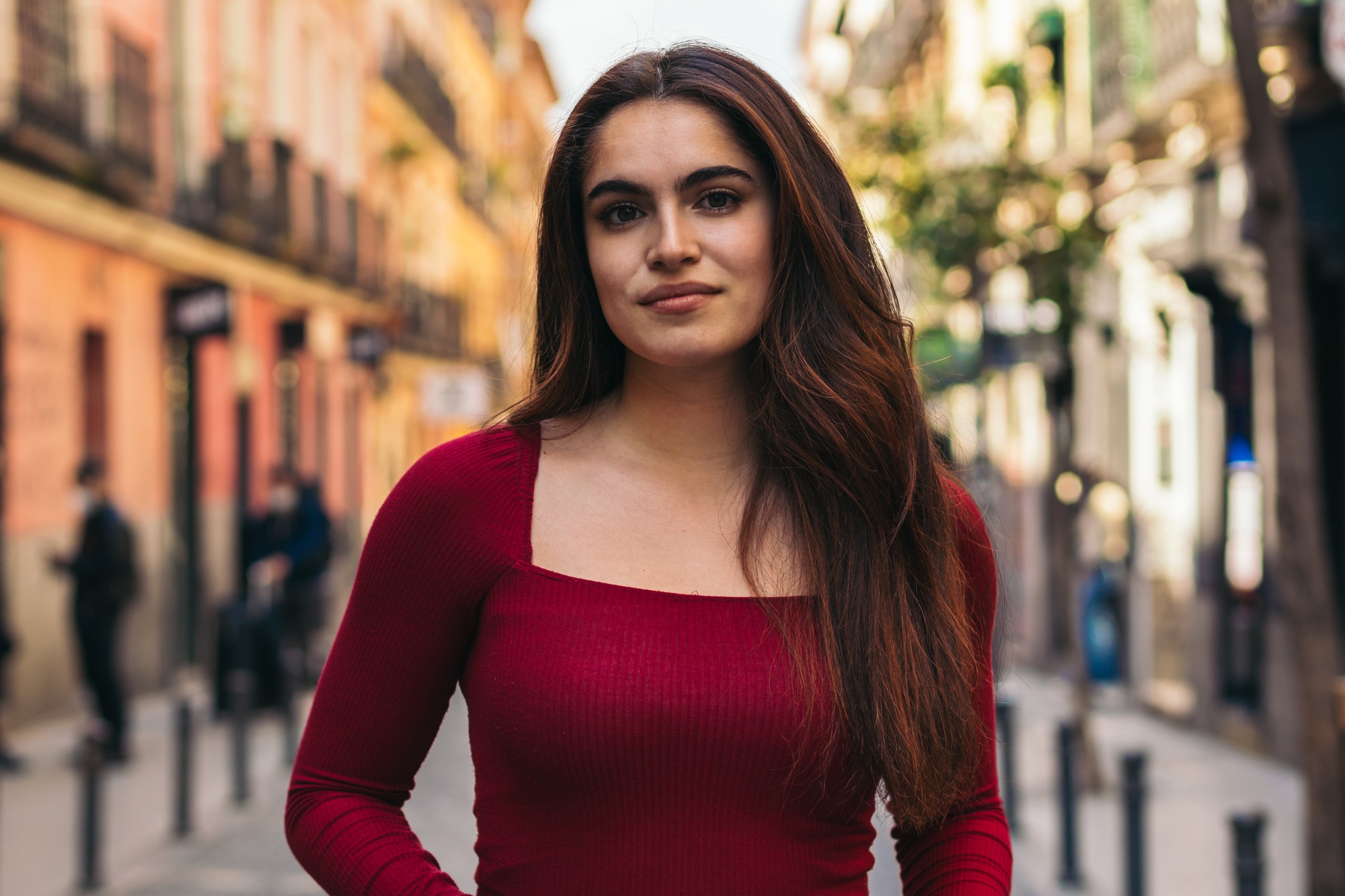 attractive and beautiful young woman portrait