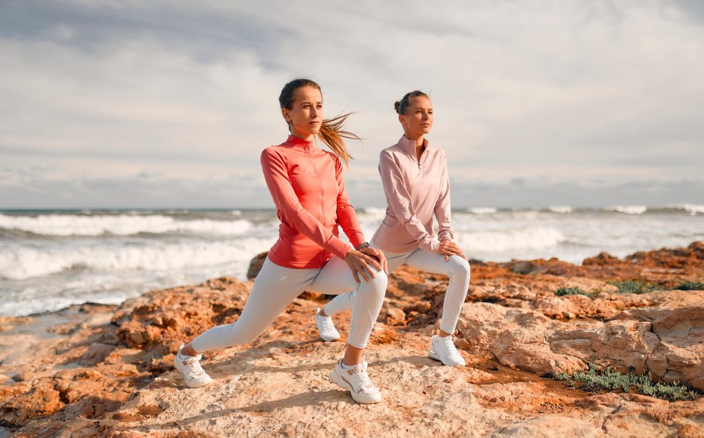 Outdoor sports and yoga