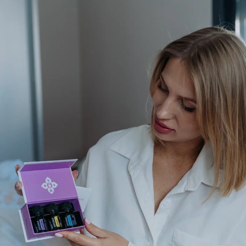 Мини-набор эфирных масел doTERRA (3×5 мл)